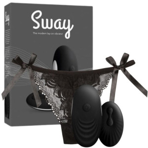 Sway Vibes No. 3 - Masażer zakładany na majtki i sterowany pilotem, Czarny