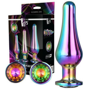 Dream Toys GLEAMING LOVE PLEASURE SET MULTICOLOUR Zestaw korków analnych, A