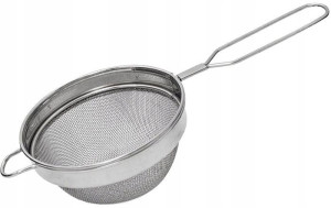 Bardzo Solidne Sitko Cedzak Stal Szeroki Rant 18cm