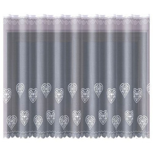 Firanka Serce Kier wys 140 cm  DomoweTekstylia | WN513K | Firanki Dzieci