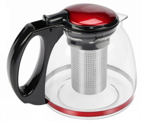Dzbanek do zaparzania herbaty ziół Ravi DECOR 1100 ml żaroodporne szkło cza