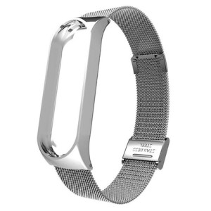 Bransoleta Pasek Do Xiaomi Mi Band 5 - Srebrna