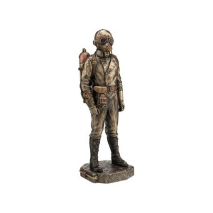 Aeronauta pilot samolotu w stylu steampunk grawer Veronese