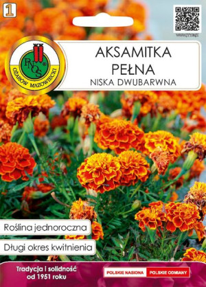 Aksamitka Pełna Niska Dwubarwna 0,5g Pnos