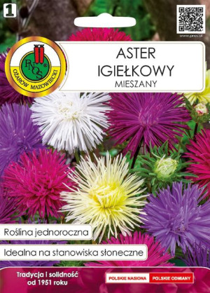 Aster Igiełkowy Mieszany 0,5g Jednobarwny Pnos