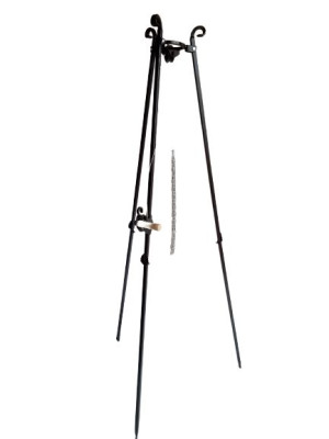 Trójnóg 173 Cm Z Korbką Grill Ogrodowy + Łańcuch