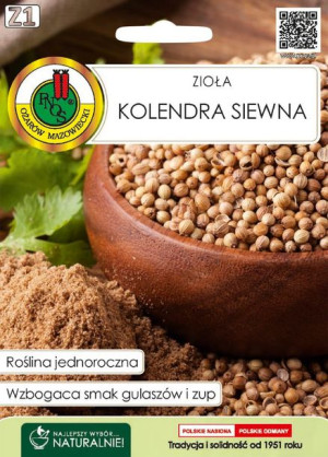 Kolendra Siewna Bardzo Aromatyczna Pnos