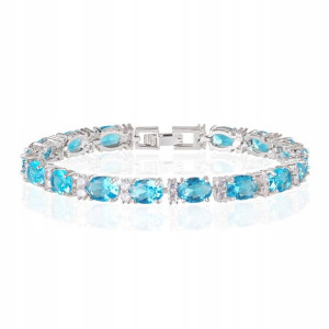 GLOSSY - Bransoletka Blue Lagoon 17 cm