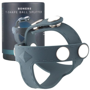 Boners T-shape Ball Splitter - Opaska uciskowa na penisa i jądra