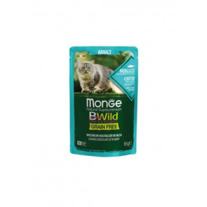 Monge Bwild Buste Grain Free Adult - Dorsz  85g