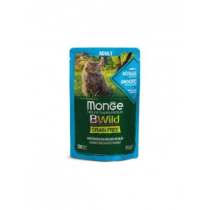 Monge Bwild Buste  Adult Anchois z warzywami  85g