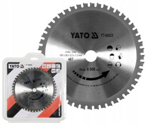Yato Tarcza Widiowa Do Metalu 185mmx20x48t Widia