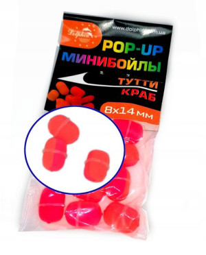 Kulki Proteinowe DUMBELS 8x14 TUTTI KRAB POP-UP