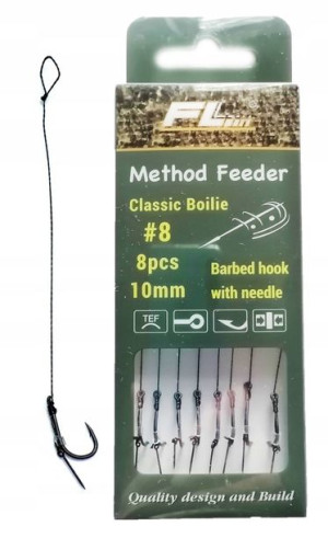 PRZYPONY METHOD FEEDER nr 8 z igłą plecionka