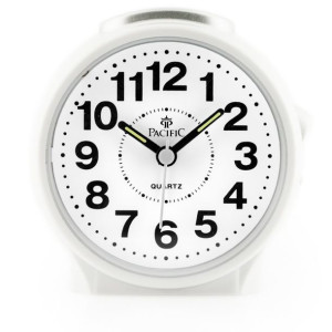 Budzik Pacific 2820 - Podświetlany White (do036a)