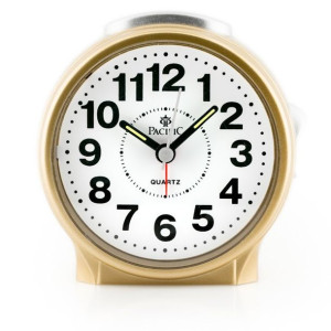 Budzik Pacific 2820 - Podświetlany Gold (do036c)