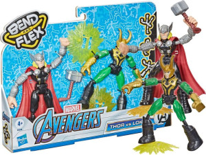 Hasbro Bend And Flex Thor i Loki Marvel Figurki Zestaw F0245