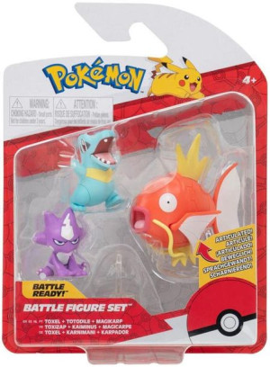 Pokemon Battle Ready! Figurki Toxel Totodile Magikarp 3-pak 2348