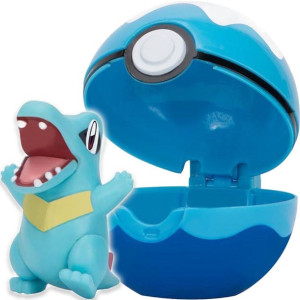 Pokemon PokeBall Figurka Clip'N'Go Totodile Zestaw 2651
