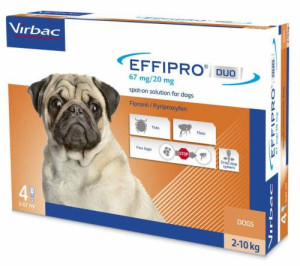 EFFIPRO  Duo pies S 2-10 kg (pipeta 4 x 0,67ml)