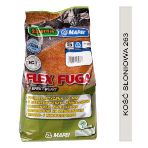 Fuga MAPEI FLEX FUGA GLAZURNIK 5kg (263) kość słoniowa