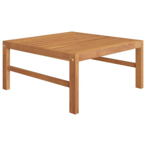 Stolik ogrodowy, 63x63x30 cm, lite drewno tekowe