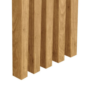Lamele ścienne drewniane PREMIUM - DĄB NATURALNY zestaw 12 sztuk
