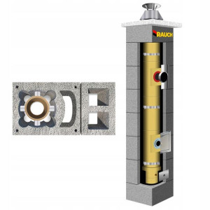 System kominowy RAUCH 10 m komin fi 100 systemowy