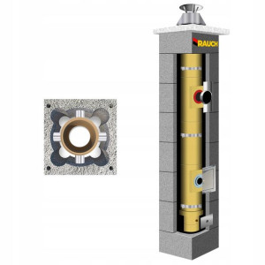 System kominowy RAUCH 12 m komin fi 140 systemowy