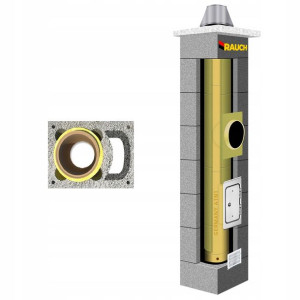 System kominowy RAUCH 6 m komin fi 200 systemowy