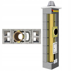 System kominowy RAUCH 7 m komin fi 200 systemowy