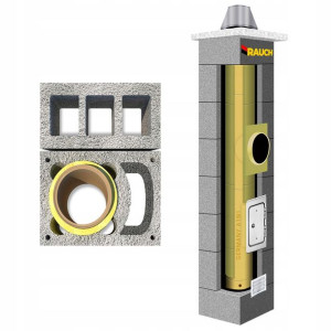 System kominowy RAUCH 8 m komin fi 180 systemowy