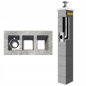 System kominowy RAUCH 8 m komin fi 80 systemowy
