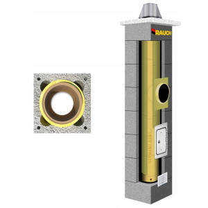 System kominowy RAUCH 9 m komin fi 180 systemowy