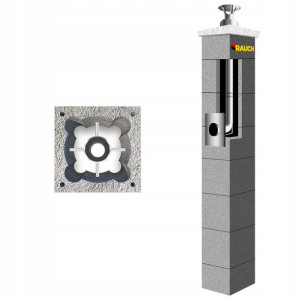 System kominowy RAUCH TURBO Stal bez wentylacji Ø8