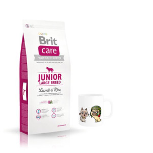 Pakiet Brit Care Lamb & Rice Jagnięcina & Ryż Junior Large Breed Karma Dla