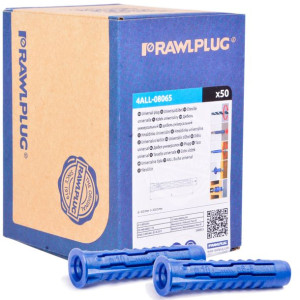 Rawlplug Kołek Rozporowy Uniwersalny 8x65mm 50szt/opak 4all-08065