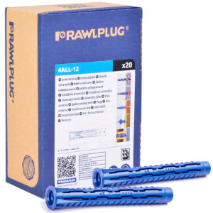 Rawlplug Kołek Rozporowy Uniwersalny 12x60mm 20szt/opak 4all-12