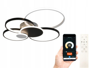 Lampa TOKIO VI sufitowa LED Smart Home okrąg ring 80cm Tuya Wobako