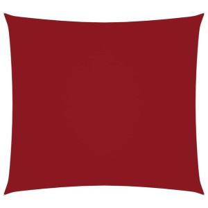 Kwadratowy żagiel ogrodowy, tkanina Oxford, 4,5x4,5m, czerwony