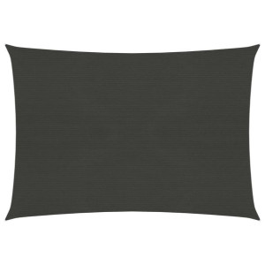 Żagiel przeciwsłoneczny, 160 g/m², antracytowy, 4x5 m, HDPE