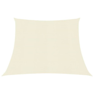 Żagiel przeciwsłoneczny, 160 g/m², kremowy, 3/4x2 m, HDPE
