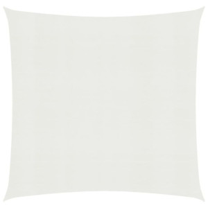Żagiel przeciwsłoneczny, 160 g/m², biały, 4x4 m, HDPE