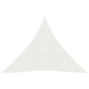 Żagiel przeciwsłoneczny, 160 g/m², biały, 4,5x4,5x4,5m, HDPE
