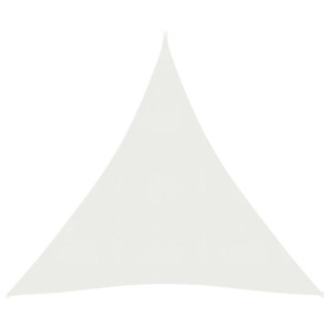 Żagiel przeciwsłoneczny, 160 g/m², biały, 5x6x6 m, HDPE