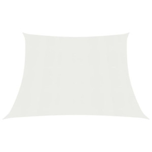 Żagiel przeciwsłoneczny, 160 g/m², biały, 4/5x3 m, HDPE