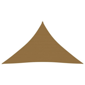Żagiel przeciwsłoneczny, 160 g/m², taupe, 4x4x5,8 m, HDPE