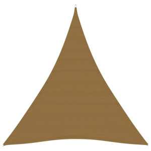 Żagiel przeciwsłoneczny, 160 g/m², taupe, 5x6x6 m, HDPE