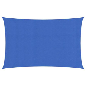 Żagiel przeciwsłoneczny, 160 g/m², niebieski, 2x5 m, HDPE