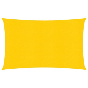Żagiel przeciwsłoneczny, 160 g/m², żółty, 2x4 m, HDPE